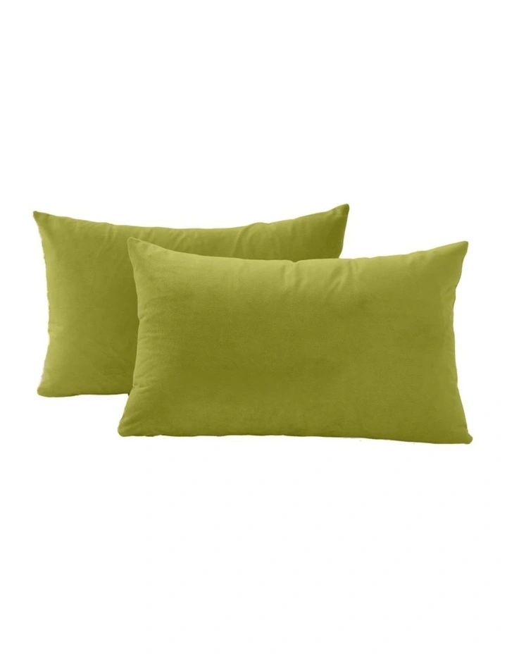 GIOIA CASA Velvet Cushion Covers in Green 2 Pack image 1