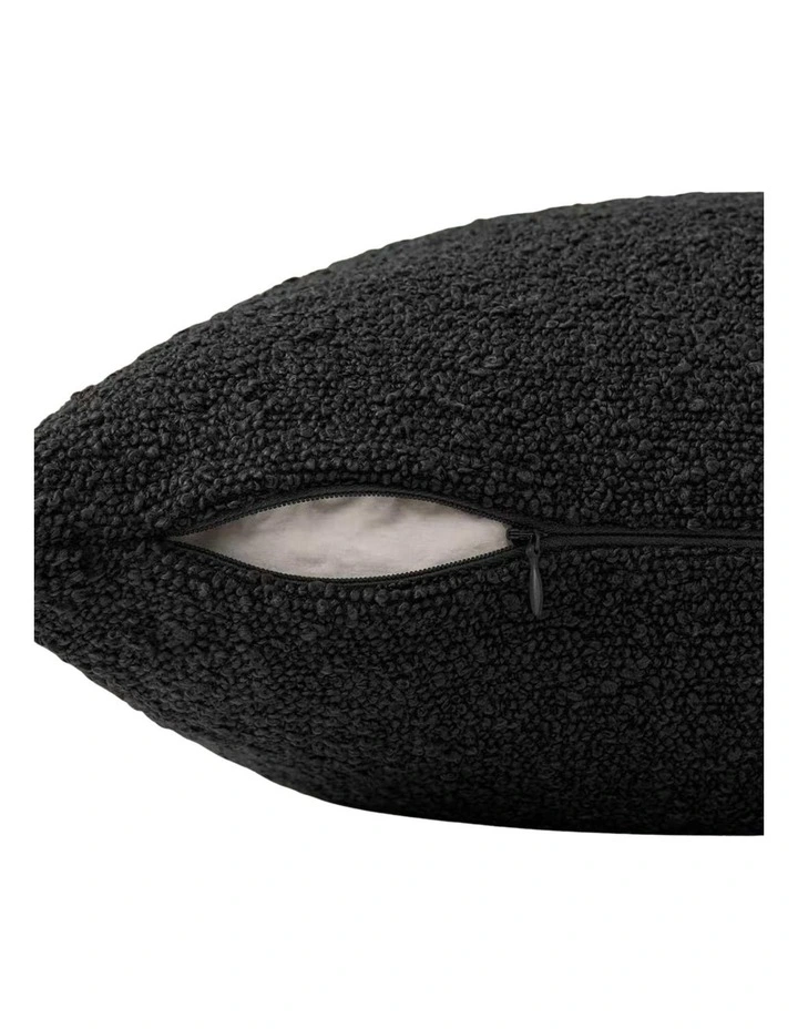 GIOIA CASA Boucl Cushion Covers in Black 2 Pack image 4