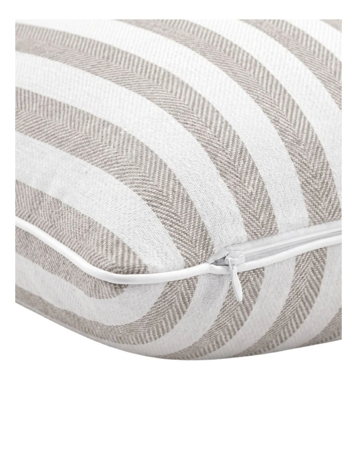 GIOIA CASA Yarn Dyed Linen Cotton Cushion Covers in Natural 2 Pack image 3