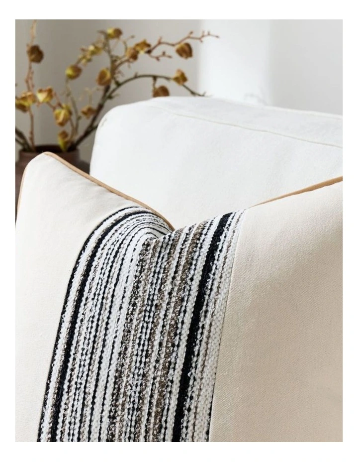 GIOIA CASA Wabi Stripe Cushion Covers in Black 2 Pack image 3