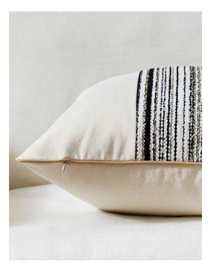 GIOIA CASA Wabi Stripe Cushion Covers in Black 2 Pack image 4
