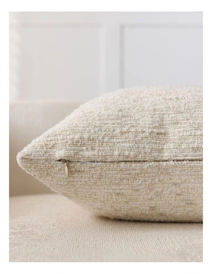 GIOIA CASA Speckled Boucl Cushion Covers in Oatmeal 2 Pack image 4