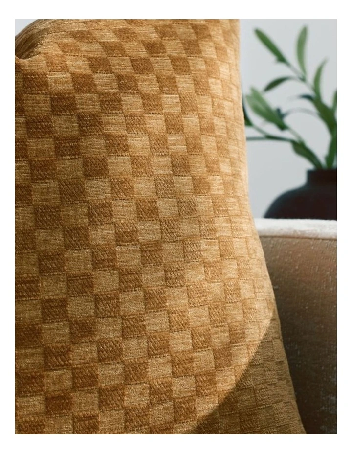 GIOIA CASA Chenille Waffle Cushion Covers in Mustard 2 Pack image 3