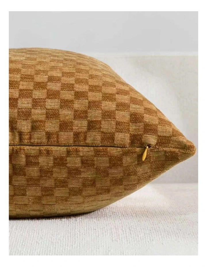 GIOIA CASA Chenille Waffle Cushion Covers in Mustard 2 Pack image 4
