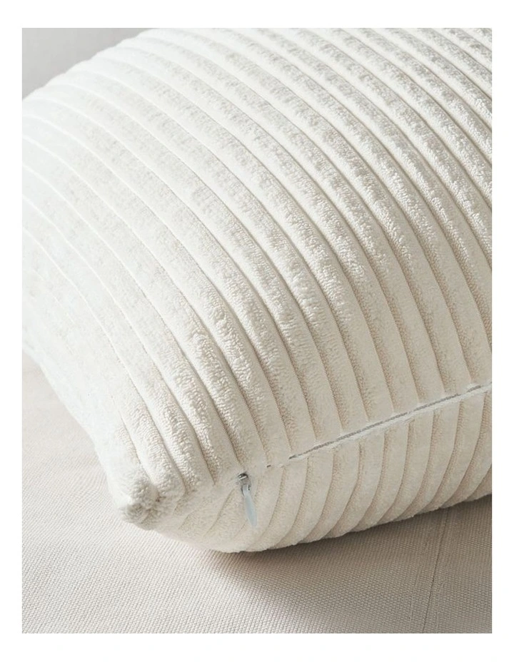 GIOIA CASA Corduroy Velvet Cushion Covers in Beige Set of 4 image 4