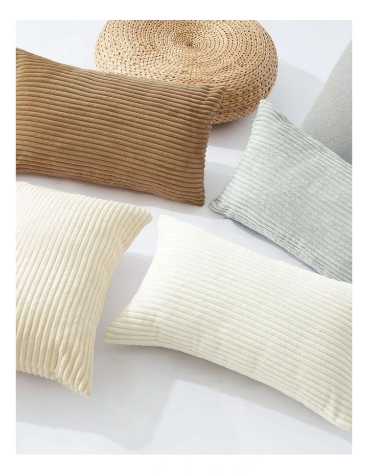 GIOIA CASA Corduroy Velvet Cushion Covers in Green Set of 4 image 2