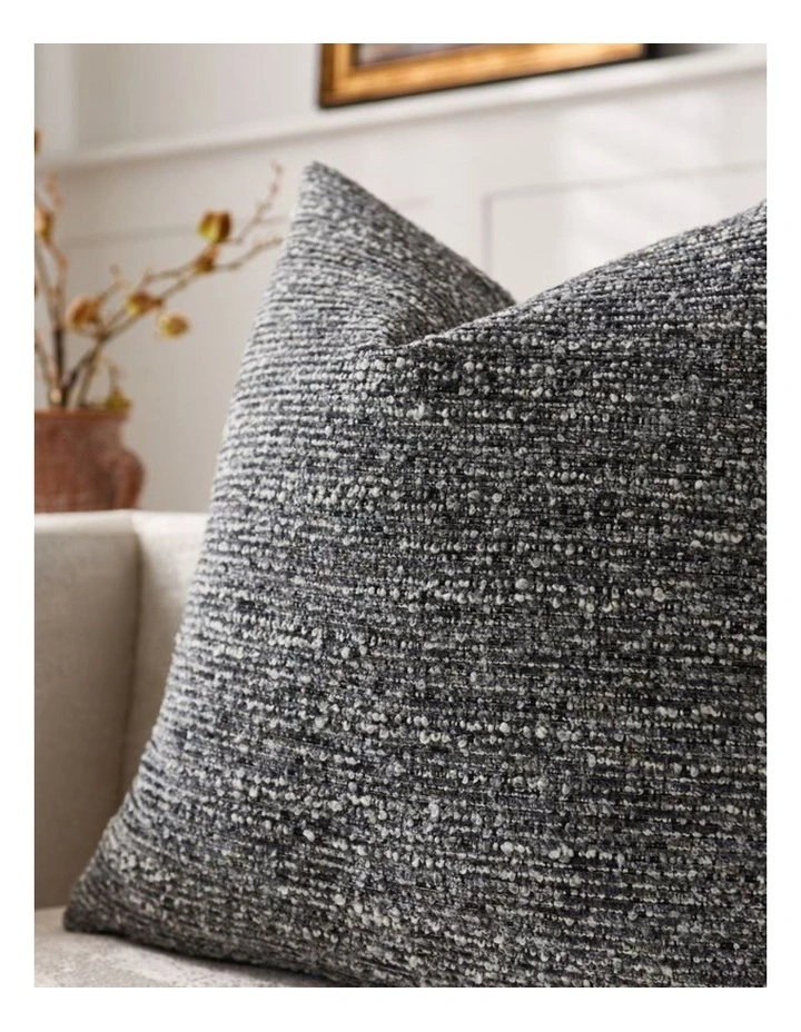 GIOIA CASA Speckled Boucl Cushion Covers in Charcoal 2 Pack image 3