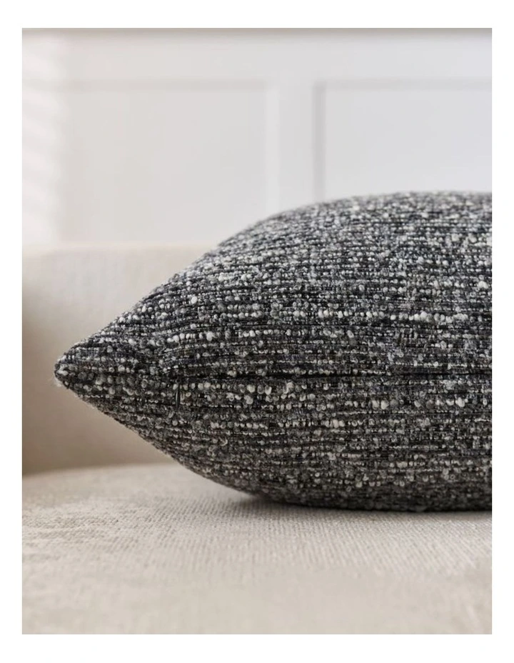 GIOIA CASA Speckled Boucl Cushion Covers in Charcoal 2 Pack image 4