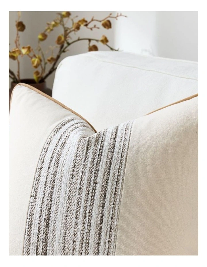 GIOIA CASA Wabi Stripe Cushion Covers in Oatmeal 2 Pack image 3