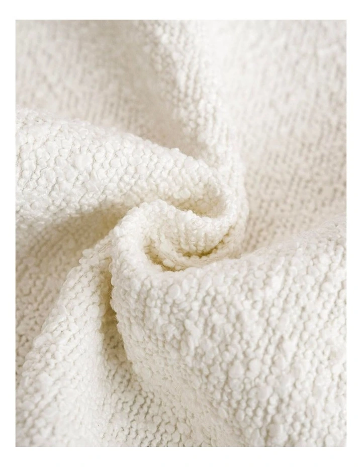 GIOIA CASA Boucl Cushion Covers in Snow 2 Pack image 2