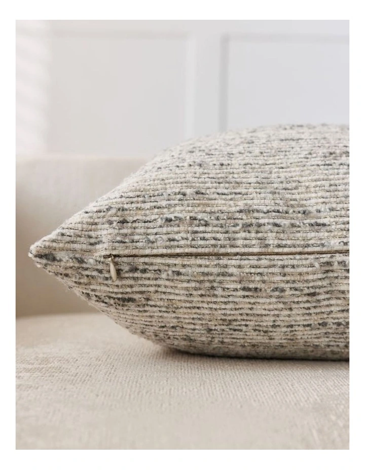 GIOIA CASA Speckled Boucl Cushion Covers in Grey 2 Pack image 4