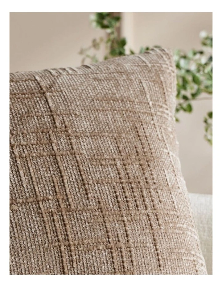 GIOIA CASA Chenille Textured Cushion Covers in Camel 2 Pack image 3