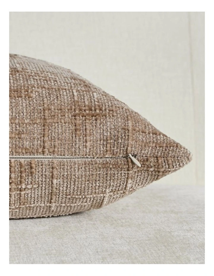 GIOIA CASA Chenille Textured Cushion Covers in Camel 2 Pack image 4