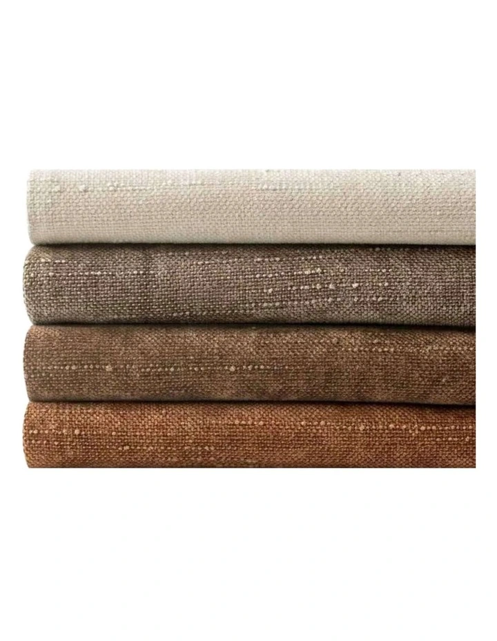 GIOIA CASA Chenille Haze Cushion Covers in Warm Brown 4 Pack image 4
