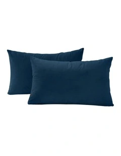 GIOIA CASA Velvet Cushion Covers in Dark Teal 2 Pack