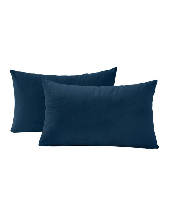 GIOIA CASA Velvet Cushion Covers in Dark Teal 2 Pack image 1