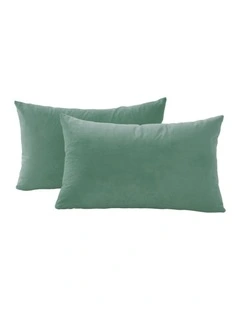 GIOIA CASA Velvet Cushion Covers in Sage Green 2 Pack