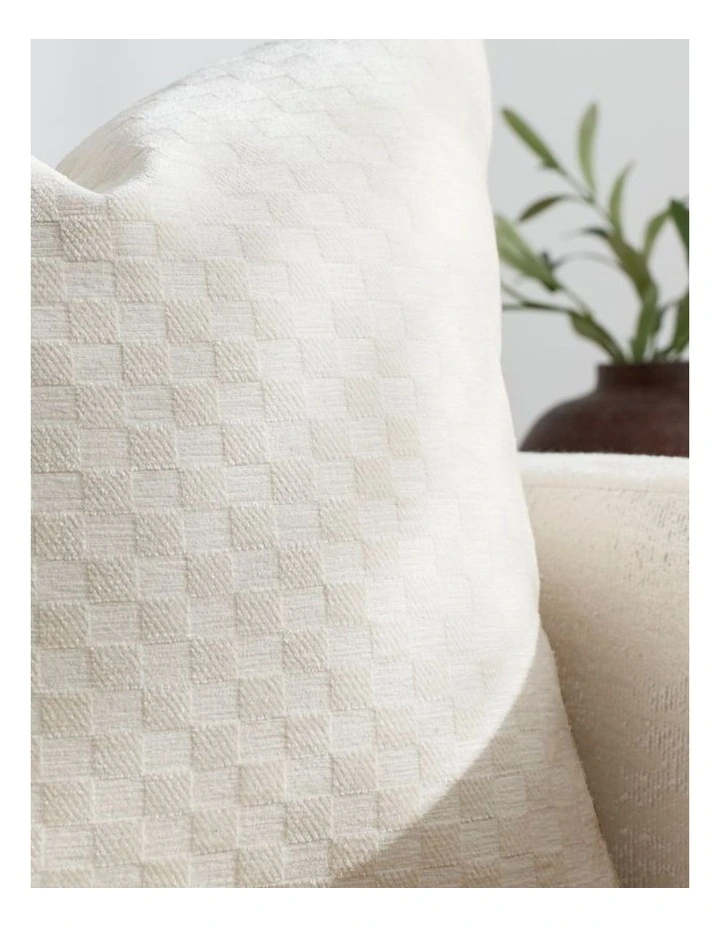 GIOIA CASA Chenille Waffle Cushion Covers in Oatmeal 2 Pack image 3