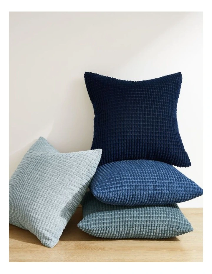 GIOIA CASA Corn Grain Cushion Covers in Blue 4 Pack image 2