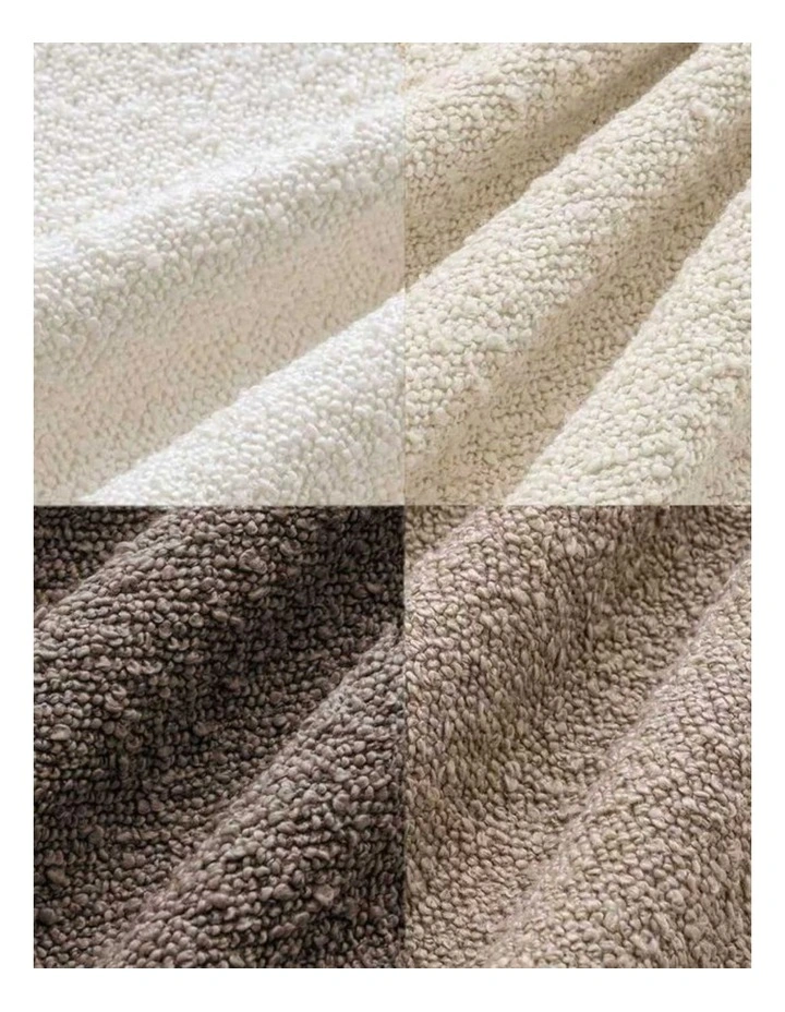 GIOIA CASA Boucl Cushion Covers in Natural 4 Pack image 3