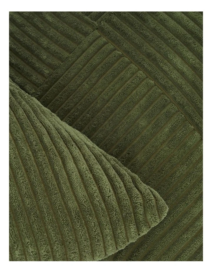 GIOIA CASA Windmill-Inspired Cushion Covers in Olive Green 2 Pack image 4