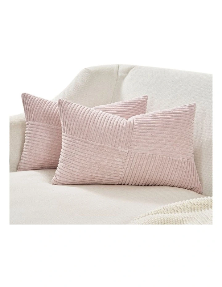 GIOIA CASA Windmill-Inspired Cushion Covers in Pink 2 Pack image 2