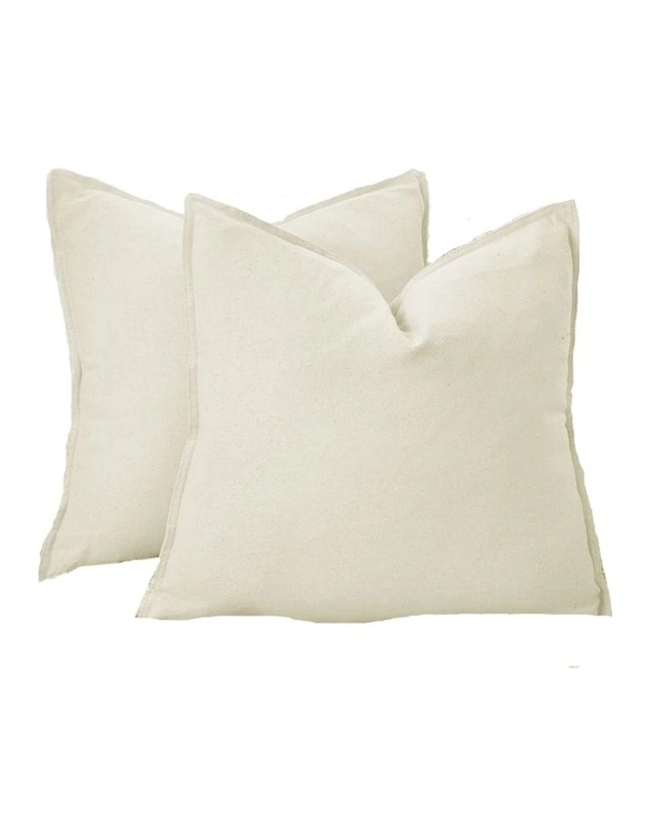 GIOIA CASA Linen-Cotton Cushion Covers in Linen 2 Pack image 2