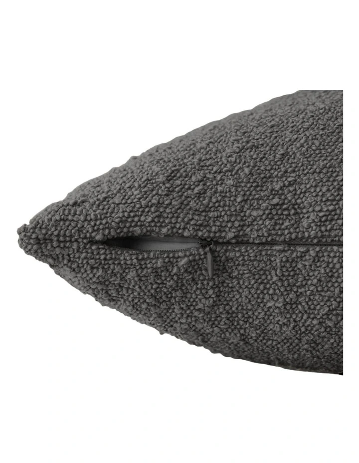 GIOIA CASA Boucl Cushion Covers in Charcoal 2 Pack image 4