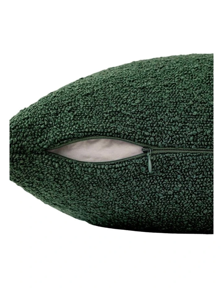 GIOIA CASA Boucl Cushion Covers in Forest Green 2 Pack image 4