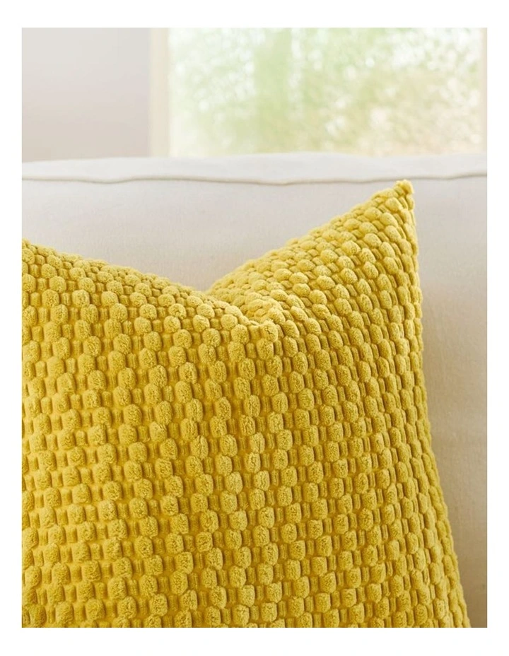 GIOIA CASA Bubble Corn Cushion Covers in Mustard 2 Pack image 3