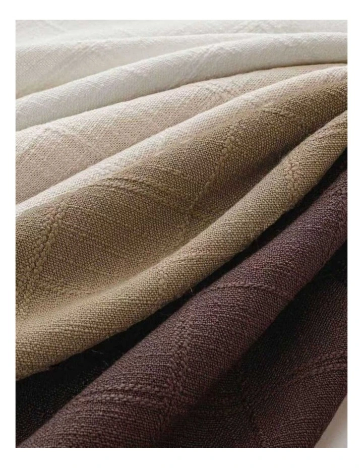 GIOIA CASA Linen Look Cushion Covers in Earthy Neutrals 4 Pack image 4