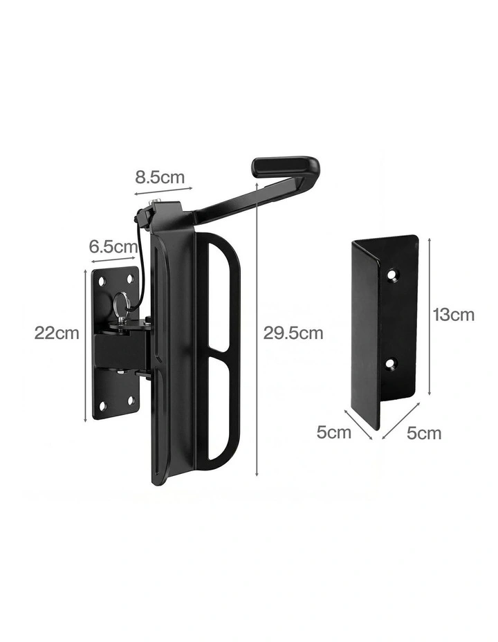 Monvelo Bike Wall Mount Swivel Bike Stand 4 PCS Vertical Rack Garage Apartment image 3