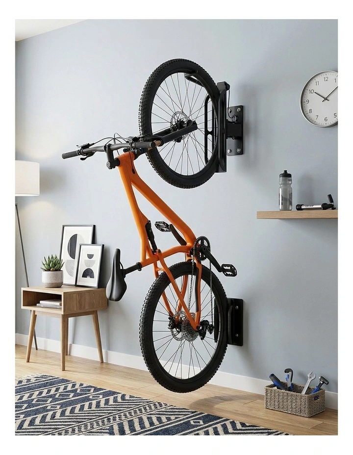 Monvelo Bike Wall Mount Swivel Bike Stand 4 PCS Vertical Rack Garage Apartment image 7