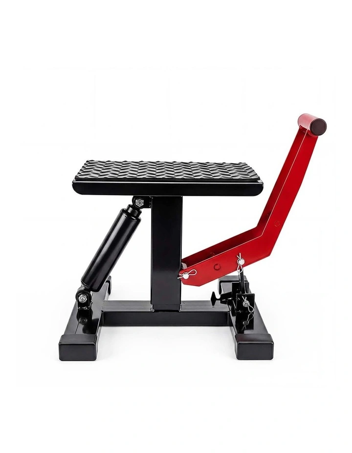 Monvelo Dirt Bike Lift Stand Hydraulic Motorcycle Jack 400kg 360 Platform image 2