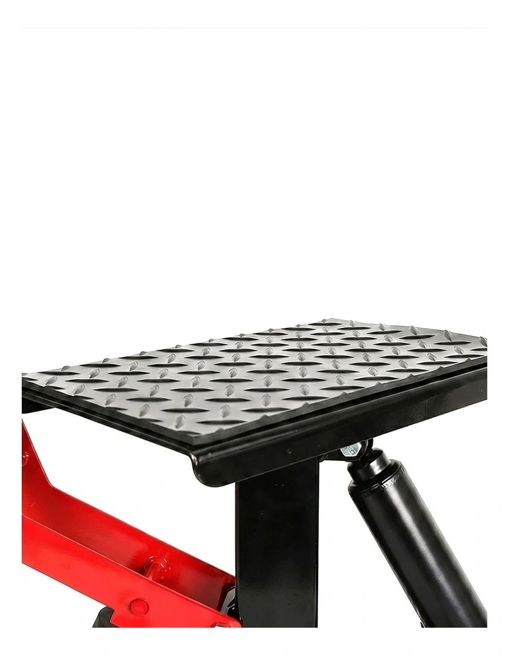 Monvelo Dirt Bike Lift Stand Hydraulic Motorcycle Jack 400kg 360 Platform image 4