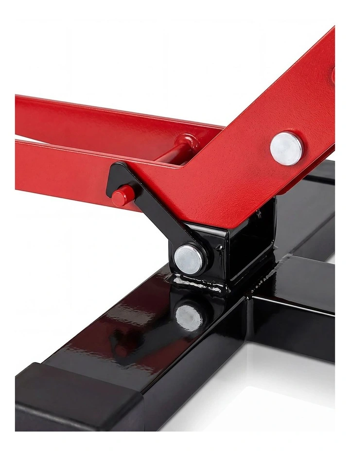 Monvelo Dirt Bike Lift Stand Hydraulic Motorcycle Jack 400kg 360 Platform image 5