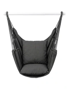 Mountview Garden Hammock Chair Hanging Swing Seat 2 Cushions Outdoor Camping