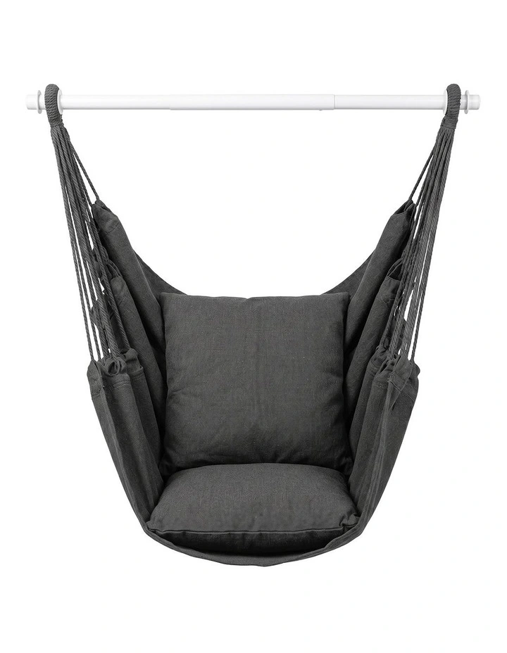 Mountview Garden Hammock Chair Hanging Swing Seat 2 Cushions Outdoor Camping image 1