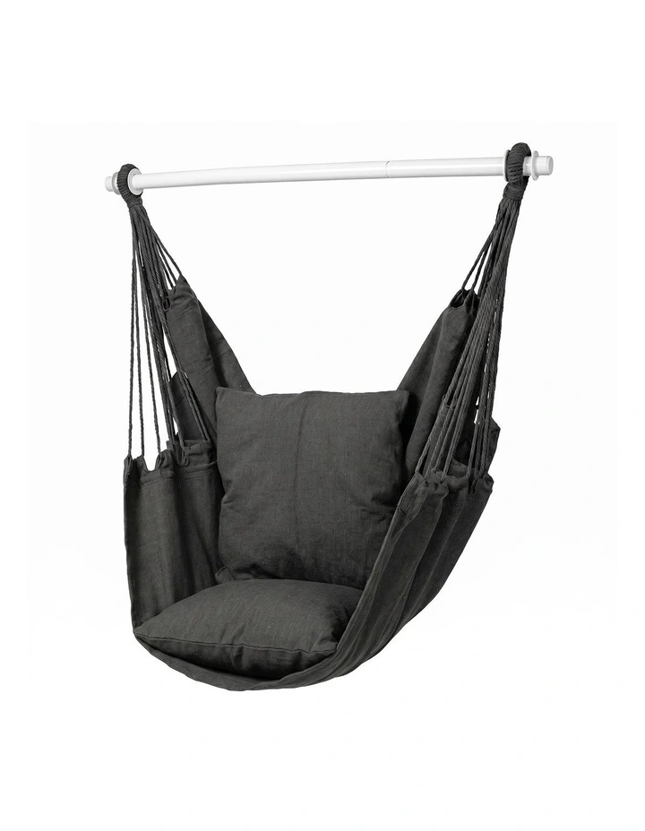 Mountview Garden Hammock Chair Hanging Swing Seat 2 Cushions Outdoor Camping image 2