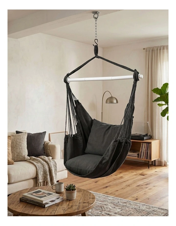 Mountview Garden Hammock Chair Hanging Swing Seat 2 Cushions Outdoor Camping image 7