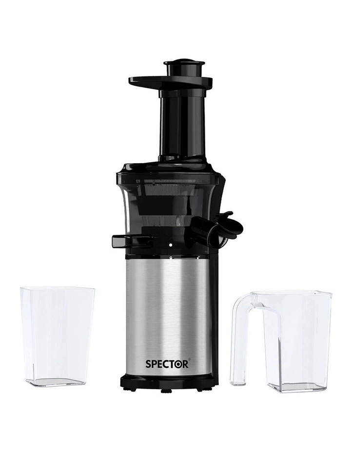 Spector Cold Press Slow Juicer Quiet Easy Clean Black image 2