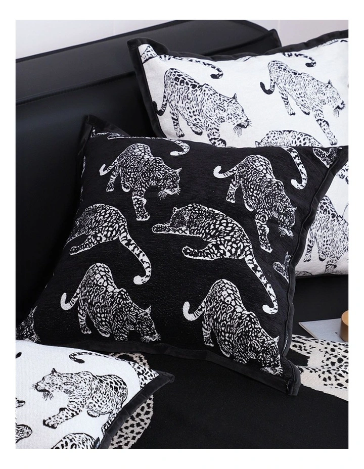 SOGA 2X 45cm Throw Pillow Black Leopard Light Luxury Decorative Cushion for Living Room image 6