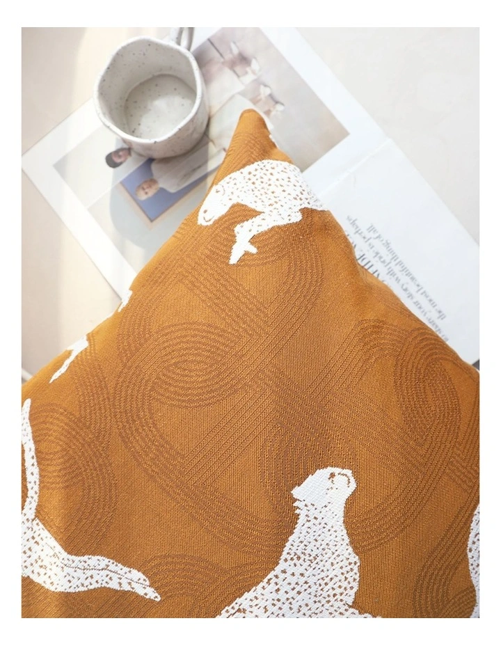 SOGA 2X 50cm Throw Pillow Brown and White Cheetah Animal Print for Home Dcor image 7