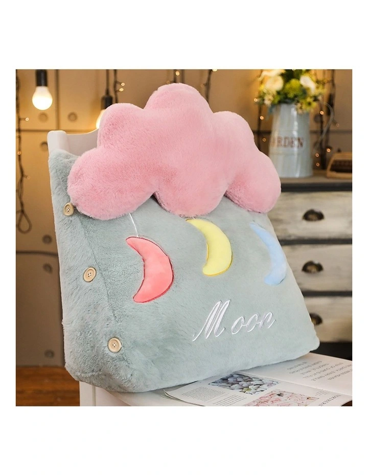 SOGA 2X Green Cloud Cushion Plush Lumbar Support Pillow Decor image 3