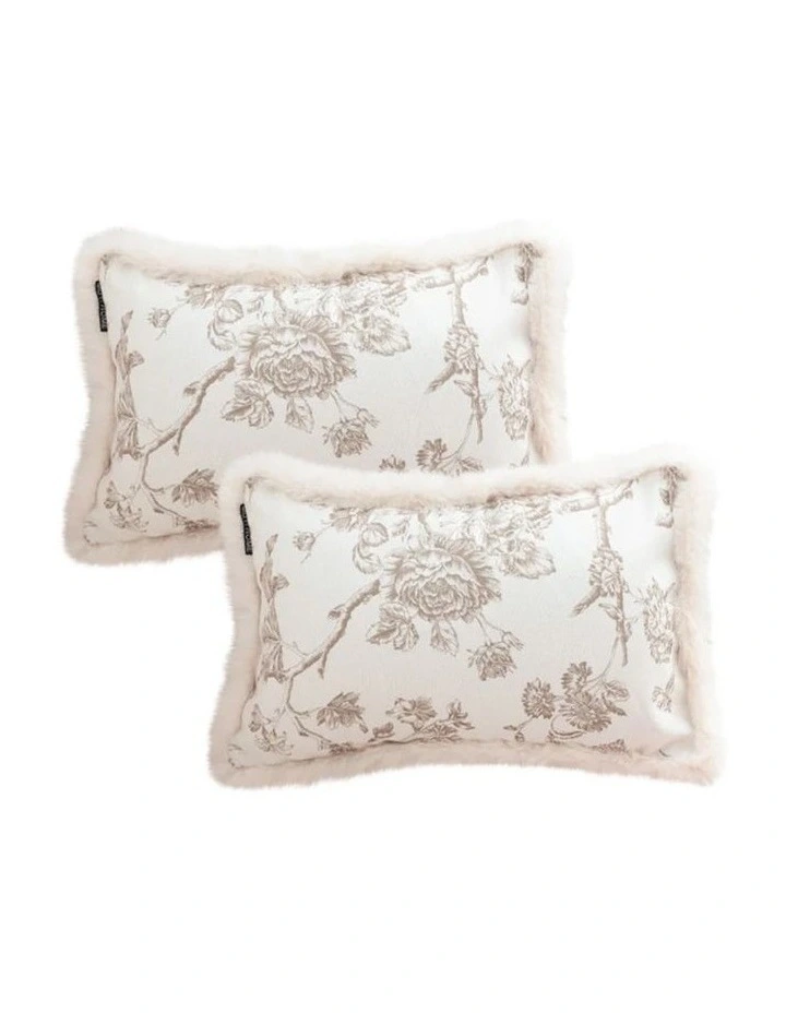 SOGA 2X 35CM Light luxury Retro Pillow French Style Cover Case Cushion Throw Pillow image 1