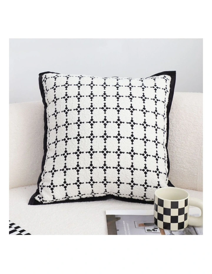 SOGA 2 Pack White Cushion 50x50x18cm image 2