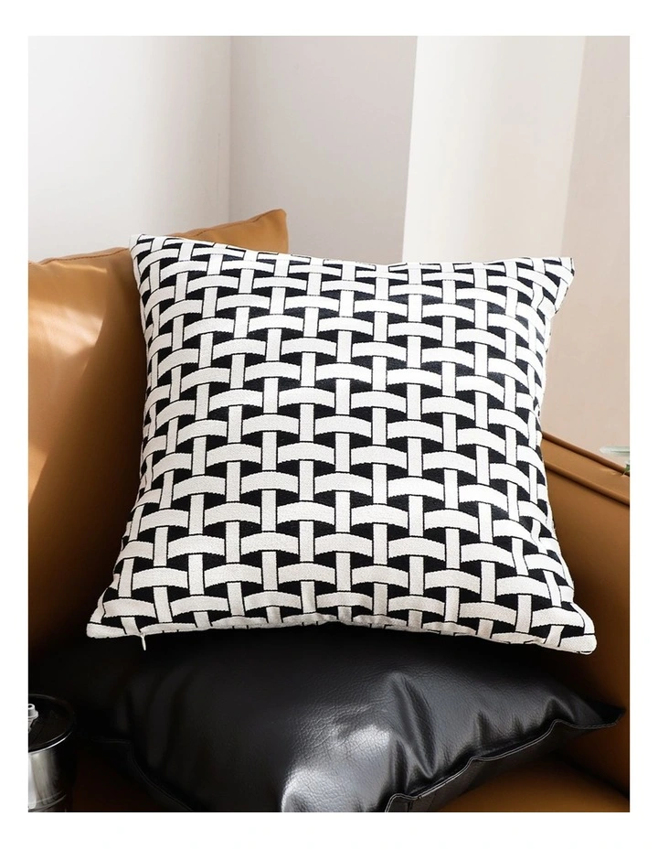SOGA 2X 50cm Black White Throw Pillow Polyester Cushion Home Decor image 7