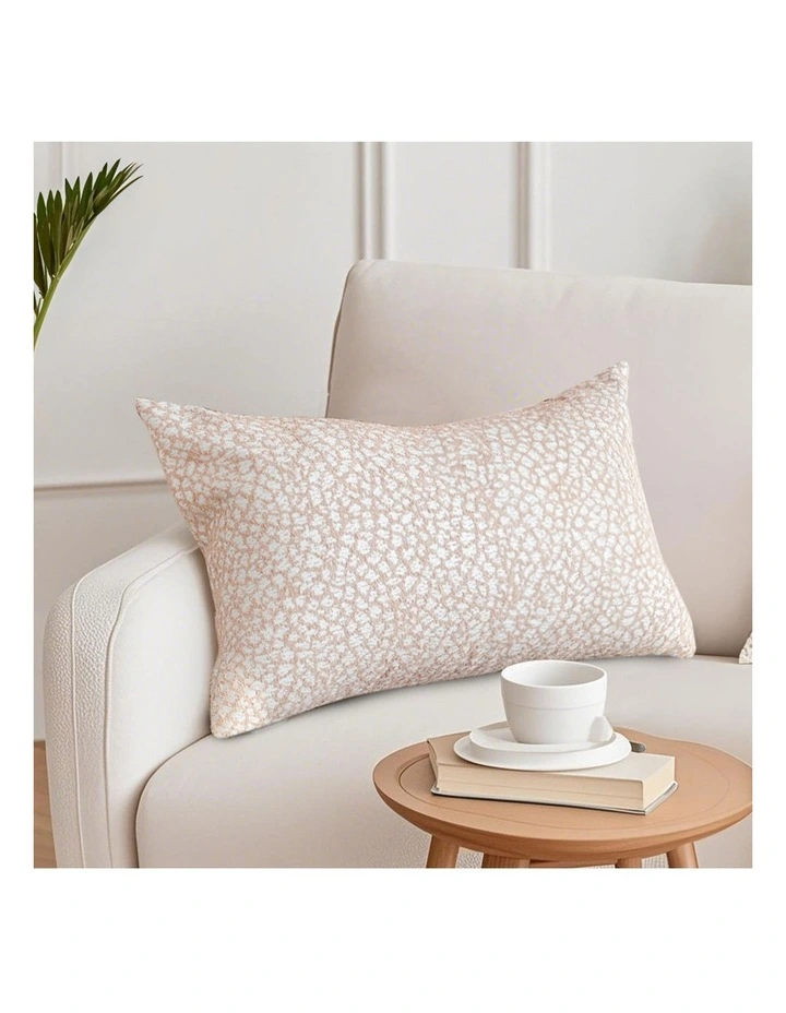 SOGA 2 Pack Beige Seat Cushion With White Detail 35x55x18cm image 3