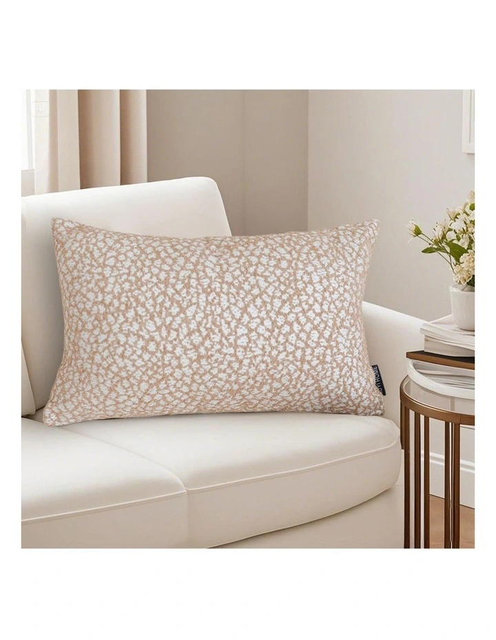 SOGA 2 Pack Beige Seat Cushion With White Detail 35x55x18cm image 4