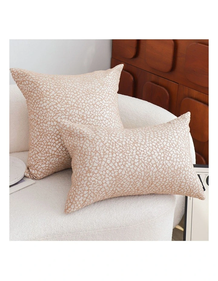 SOGA 2 Pack Beige Seat Cushion With White Detail 35x55x18cm image 7